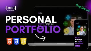 Build amp Deploy a Portfolio Website in 1 Minute Using HTML CSS amp JS  No Cost [upl. by Ydnec]
