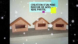 Faire soimême ses maisons pour son village de Noël partie 4 handmade Christmas village [upl. by Eilis]