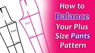 How to Balance Your Plus Size Pants Pattern [upl. by Cornela]