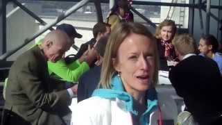 Deena Kastor Speaks Ahead of 2014 TCS NYC Marathon [upl. by Neerod159]