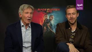 EXCLUSIVE Ryan Gosling and Harrison Ford talk Blade Runner 2049 [upl. by Flip]