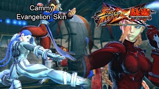 Cammy Evangelion Skin  Street Fighter X Tekken [upl. by Latonia]