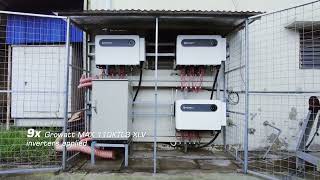 Growatt MAX 110KTL3 XLV inverters [upl. by Nasas]