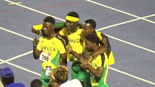 Jamaica Won Boys U20 4x100m Relay  Carifta Games 2022 [upl. by Beckie]