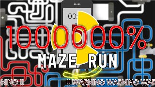 1000000 OVERCHARGING Phone Battery  Insane Maze Run   STRONG GLITCHY END  EXPLOSION [upl. by Geminius267]