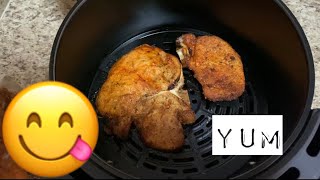 Fried Pork Chops  Air Fryer Edition [upl. by Negriv]