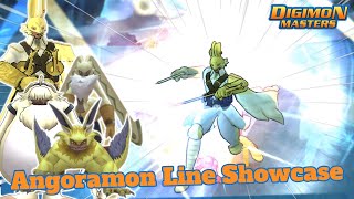 DMO Diarbbitmon amp Angoramon Line Showcase Skills amp Stats  Digimon Masters Online NADMO [upl. by Vyse]