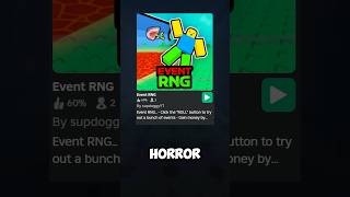 This Roblox quotRNGquot Game is Actually a HORROR GAME bwooboo roblox robloxhorror robloxedit [upl. by Benetta]