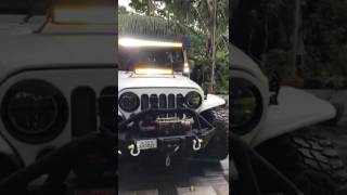 mahindra thar crde and toyota liva modified [upl. by Ahsataj387]