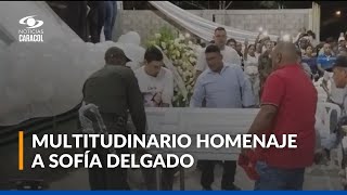 El adiós a Sofía Delgado Candelaria le rinde un sentido homenaje [upl. by Yi893]