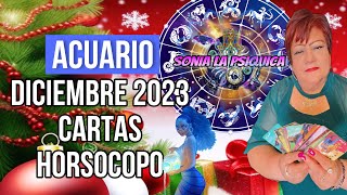 Acuario Diciembre 2023 Navidad Mágica Lectura de Tarot Especial para tu Signo Zodiacal [upl. by Willyt]