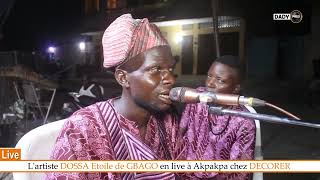 DOSSA Etoile de Gbagbo en Live à Akpakpa chez DÉCORER [upl. by Lam614]