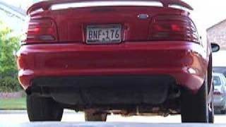 1995 Mustang GT with Spintech Mufflers [upl. by O'Malley485]