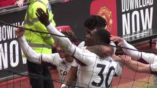 Kortney Hause Scores for Aston Villa v Manchester United Fan Cam 250921 [upl. by Rednasyl]