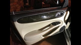 Jaguar Removal Of Interior Door Panel Wiring Speaker amp Exterior Mirror [upl. by Yleek]