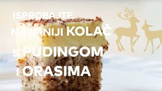 Ummm Isprobaj recept za kolač s pudingom i orasima 100posto BUBBLE [upl. by Saleem408]