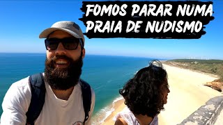 PARAMOS EM UMA PRAIA INUSITADA EM NAZARÉ  PORTUGAL [upl. by Hyacinthia817]