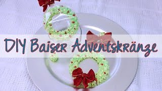 Baiser Adventskranz  Kleine Weihnachtsgeschenke selber machen DIY Geschenke Adventskalender 02 [upl. by Publus]