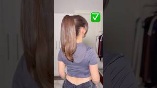 Easy High Ponytail Trick✨youtubeshorts shortfeed ytshorts hairstyle ootd ootdfashion [upl. by Nowaj]