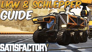 Satisfactory  LKW amp Schlepper Automatisierung  Autopilot Guide  Tutorial  Deutsch [upl. by Eannaj]