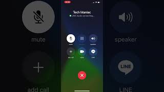 Line Messenger Incoming Call Ringtone  Outgoing Voice Call iPhone 12 Pro Max iOS 15 [upl. by Yekim221]