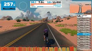 Zwift ligaen 122 2024  Tempus Fugit ITT [upl. by Eikin565]