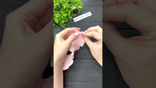 EASY Crepe Paper Flowers Crepe Paper Decorations shorts [upl. by Fleurette92]