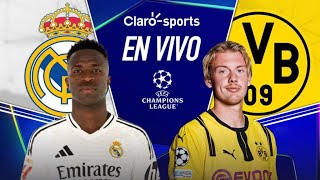 REAL MADRID VS BORUSSIA DORTMUND En Vivo Hoy🔴 Champions League Fase De Grupos Fecha3 Partido en vivo [upl. by Samuela620]