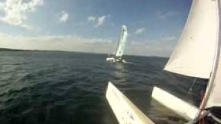 GoPro NACRA 50 Catamaran Sailing [upl. by Tempa]