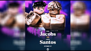 Ryan Jacobs Vs Jadon Santos Face To Face Showtime Boxing Roblox [upl. by Buckingham]