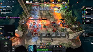 Dota 2 AutoChess 5 Dragons 3 Mages 4 Gods 2 Centaur 2 Wizards Synerge I Necrophos Rank 2 [upl. by Zandt]