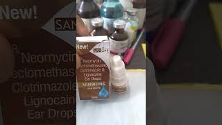 Sanbiotic Ear Drops  Sanbiotic Ear Drops Used  Sanbiotic Ear Drops Uses In Hindi  Clotrimazole [upl. by Gnik]