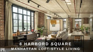 8 Harbord Square  Canary Wharf Loft Apartment Tour  Property London [upl. by Lundell]