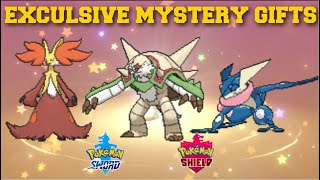 THE LAST EXCLUSIVE MYSTERY GIFT CODES POKEMON SWORD AND SHIELD MYSTERY GIFT [upl. by Fineman]