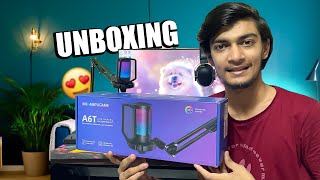 Best Gaming Condenser RGB Microphone  Fifine A6T🔥 [upl. by Lainad701]