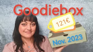 Goodiebox November 2023 Wert 121€ Goodiebox beautybox beauty [upl. by Bogart]