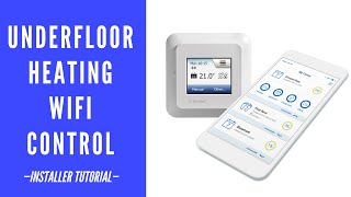 Heat Mat Underfloor Heating Smart Thermostat Installation [upl. by Ticknor500]