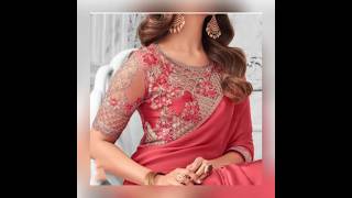 wedding saree jacket designs 😍get ideas [upl. by Lizette]