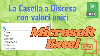 La Casella a Discesa con valori unici [upl. by Einaej]