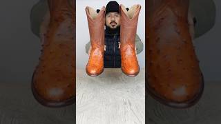 Tecovas 🔥The Wyatt Pecan Ostrich🔥 Cowboy Boots Unboxing westernwear cowboyboots [upl. by Mellen]