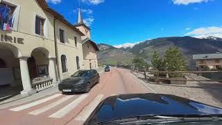 🇫🇷🚙 driving france 4K 🏞 Savoie Courchevel Moriond BrideslesBains Moûtiers 💡 HDR [upl. by Tabbie]