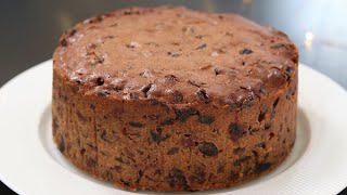 Christmas Cake RecipeQuick amp Easy Last minute Xmas cakesuper moist fruit cake recipe for xmas [upl. by Marge]