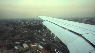 Aterrizando en la Ciudad de Mexico Interjet 4O 3921 [upl. by Ecitsuj]