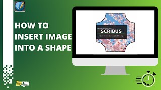 How to insert an Image into a Shape in Scribus [upl. by Aekin]