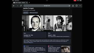 41st Anniversary of Jackie Coogan’s Death [upl. by Alston]