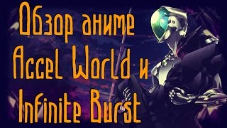 Обзор аниме Accel World и Infinite Burst 60 fps 20122017 [upl. by Schinica]