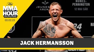 Jack Hermansson Wants Rematch With Khazmat Chimaev  MMA Fighting [upl. by Baudin]