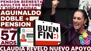 🤔BUEN FIN PARA PENSIONADOS BIENESTAR PROMOCIONES AUMENTOS AGUINALDO DOBLE WALMART AURRERA NOVIEMBRE [upl. by Vincenty]