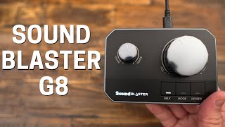 Sound Blaster G8 Full Review The Ultimate DAC for Gamers and Audiophiles [upl. by Keavy80]