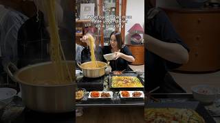 Haemulpajeon 해물파전 w Soondubu Ramyun 순두부라면  vegan seafood scallion pancakes  soft tofu ramyun [upl. by Notlew]